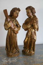 Lade das Bild in den Galerie-Viewer, Antike Holzengel