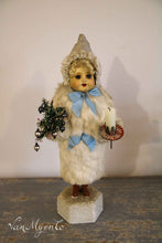 Lade das Bild in den Galerie-Viewer, Lichtengel mit Porzellankopf