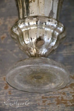 Lade das Bild in den Galerie-Viewer, Antiker Kelch aus Silber und Glas