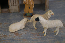 Load image into Gallery viewer, Shepherd with paper mache sheep