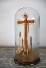 Load image into Gallery viewer, Small antique dome with Arma Christi