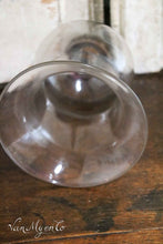 Load image into Gallery viewer, Antique bell jar with copper top for over a candle/lamp