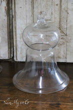 Load image into Gallery viewer, Large antique glass dome for over a lamp/candle