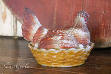 Load image into Gallery viewer, Chicken on nest of opaline
