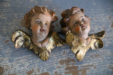 Afbeelding in Gallery-weergave laden, Houten engelenhoofdjes
