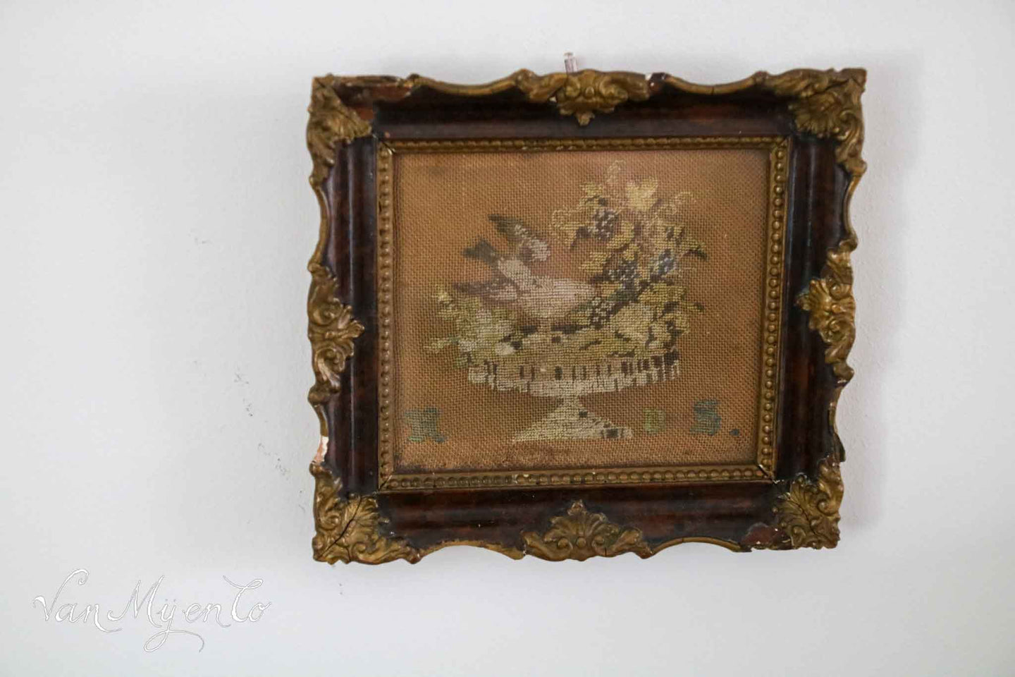 Miniatuurlijstje in petit point