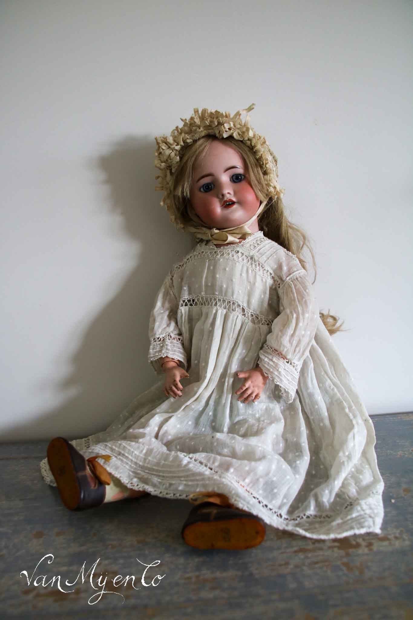 【antique doll】lithograph vintage Antique doll SFBJ – Van Mij en Co