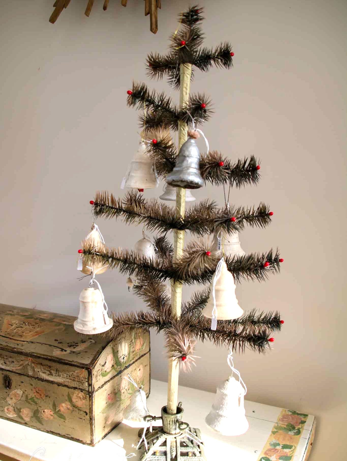Verenboom met standaard