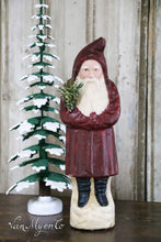Afbeelding in Gallery-weergave laden, Kerstman candycontainer in bordeau rood
