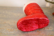 Lade das Bild in den Galerie-Viewer, Weihnachtsstiefel mit roter Folie
