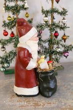 Lade das Bild in den Galerie-Viewer, Weihnachtsmann-Süßigkeitenbehälter mit Tüte
