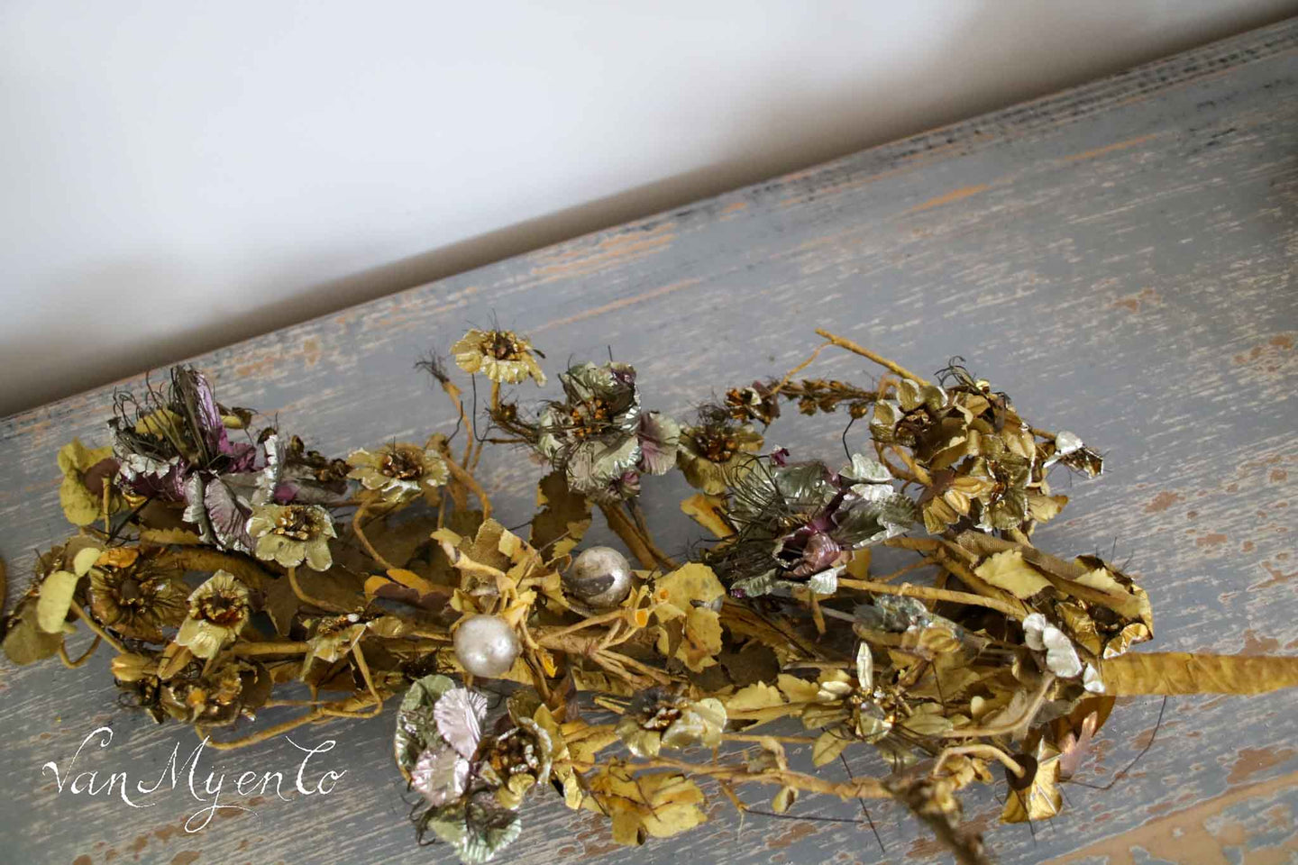 Antique branches of brass brass