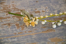 Load image into Gallery viewer, Wreath with wax flowers
