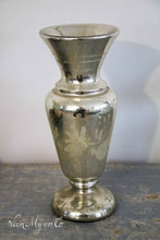 Load image into Gallery viewer, Large silver glass vase (10)
