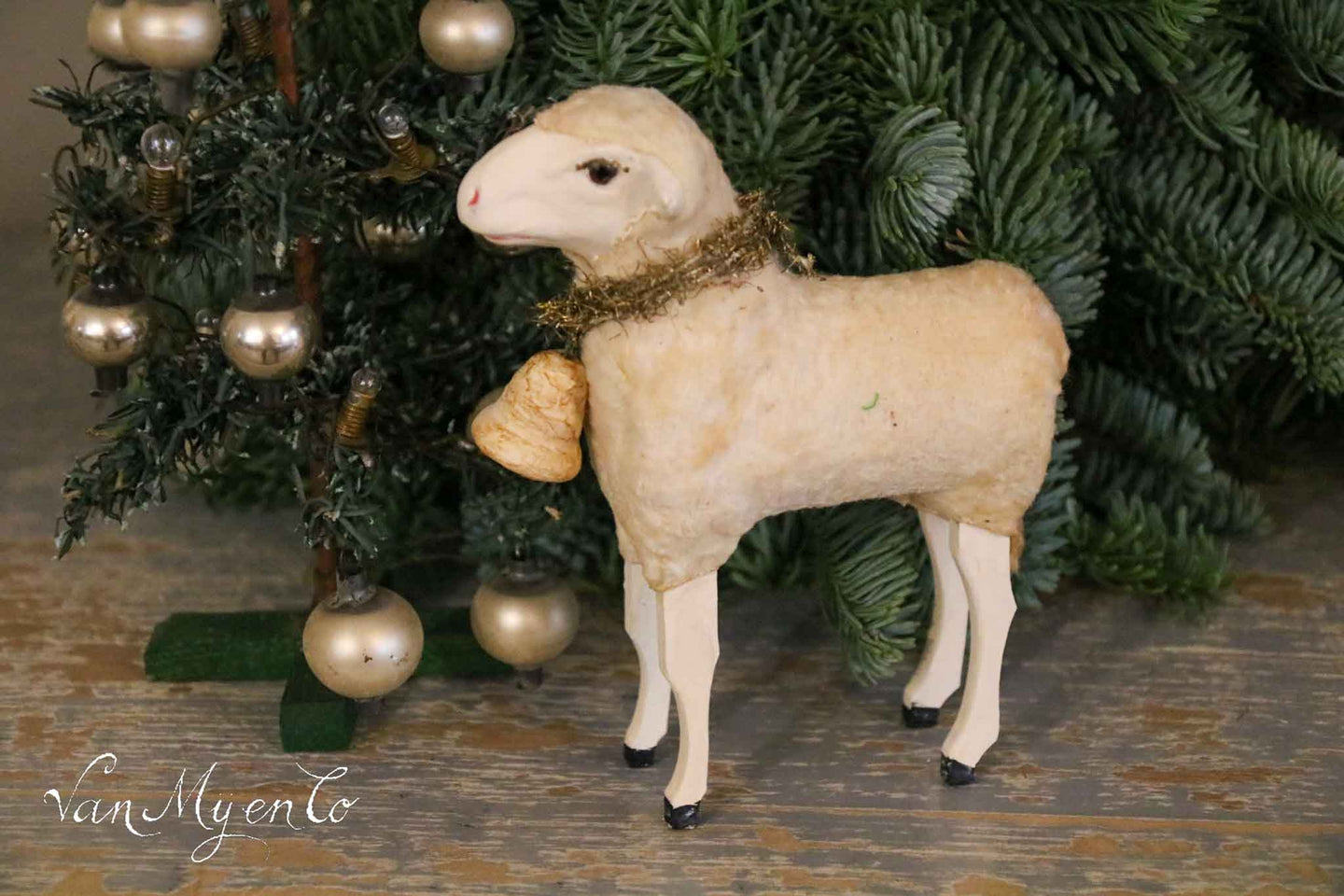 Schaap met glazen ogen