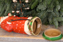 Afbeelding in Gallery-weergave laden, grote kerstman candycontainer met paddestoel
