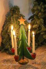 Load image into Gallery viewer, Christmas tree candlestick

