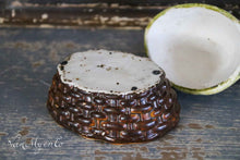 Load image into Gallery viewer, Porcelain chicken on nest in color.
