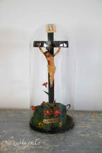 Load image into Gallery viewer, Antique glass dome with wax Corpus
