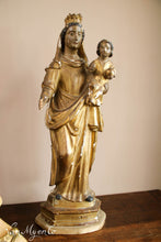 Afbeelding in Gallery-weergave laden, Maria met Jezuskind in bois doré
