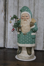 Load image into Gallery viewer, Antique Santa Claus candy container with small Christmas tree
