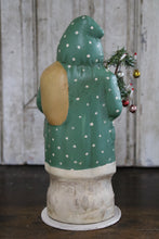 Load image into Gallery viewer, Antique Santa Claus candy container with small Christmas tree
