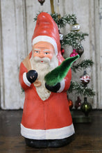 Afbeelding in Gallery-weergave laden, Kerstman candycontainer met chenille boompje
