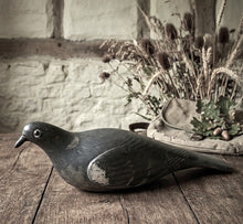 Load image into Gallery viewer, Wooden decoy pigeon

