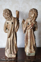 Afbeelding in Gallery-weergave laden, Antieke houten engelen
