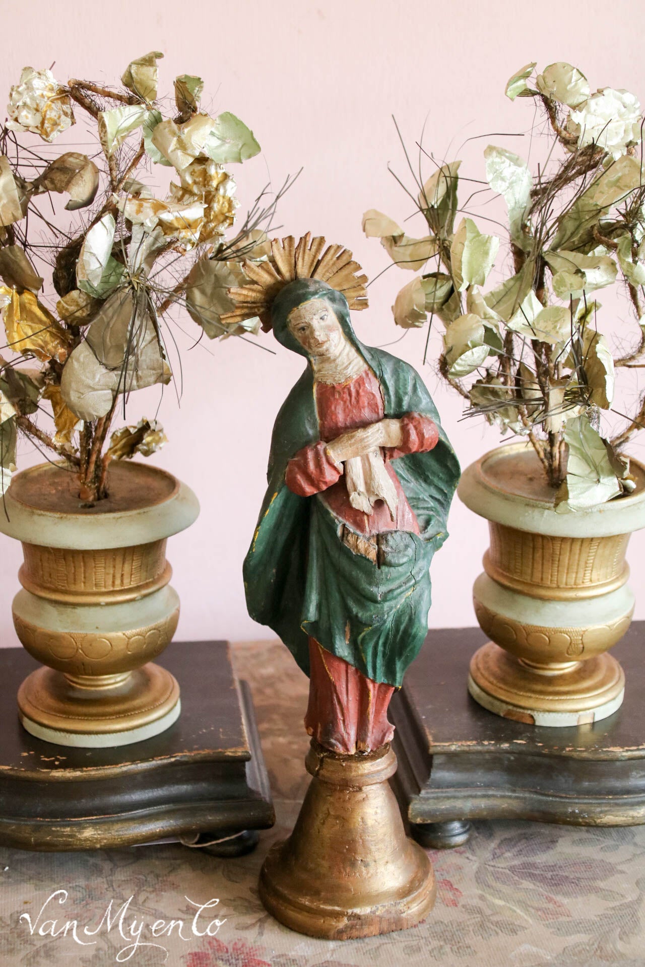 Antieke Maria van hout